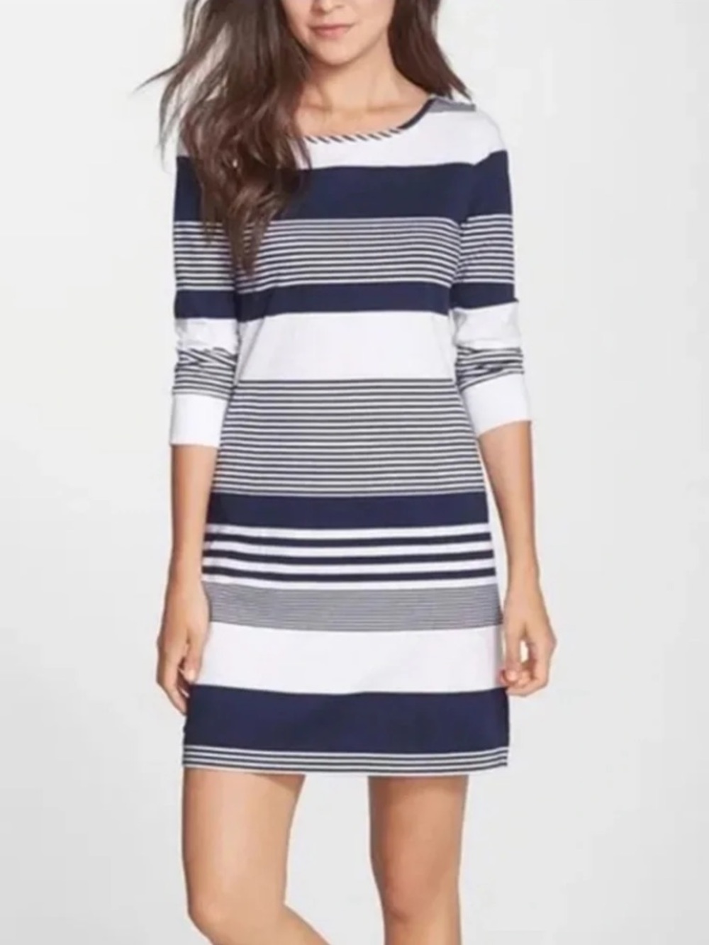 Lilly Pulitzer Marlowe Stripe Pima Cotton Shift Dress XXS